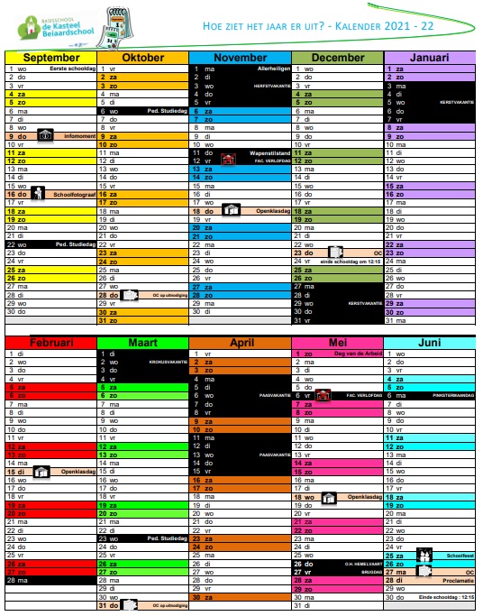 Kalender 2021-2022